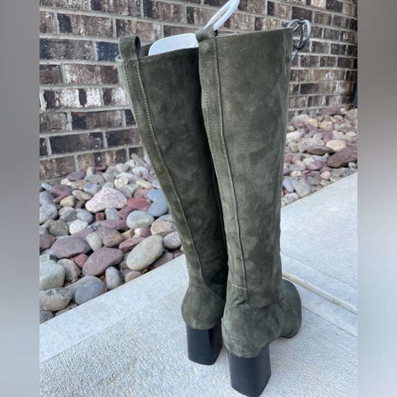 Anthropologie Silent D Stelsy knee-high lace up suede boots. - Picture 3 of 5